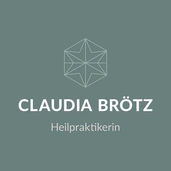 Logogestaltung für eine Heilpraktikerin. Ein Kombinationslogo aus Schriftlichent und Symbol.