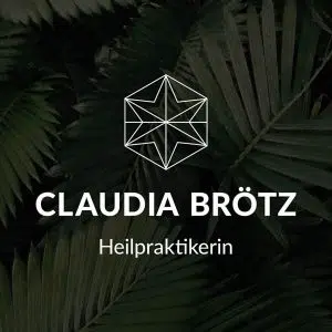 Logogestaltung für eine Heilpraktikerin. Ein Kombinationslogo aus Schriftlichent und Symbol.