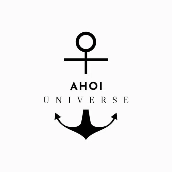 Logo Gestaltung. Eine Kombination aus Schriftzug und einem Anker.