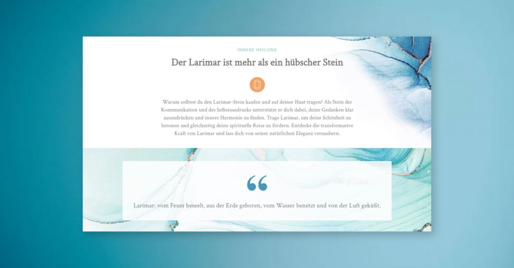 Responsive Website für Schmuck Shop auf drei Smartphones von Jana Köppe Brand Designerin aus Dachau bei München