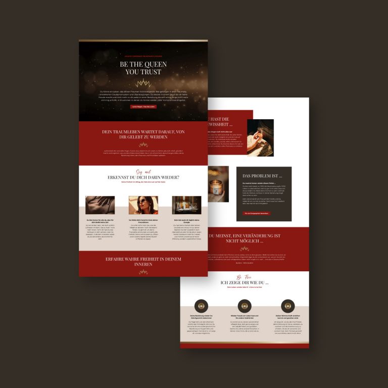 webdesign fuer coaches spirituell Branding