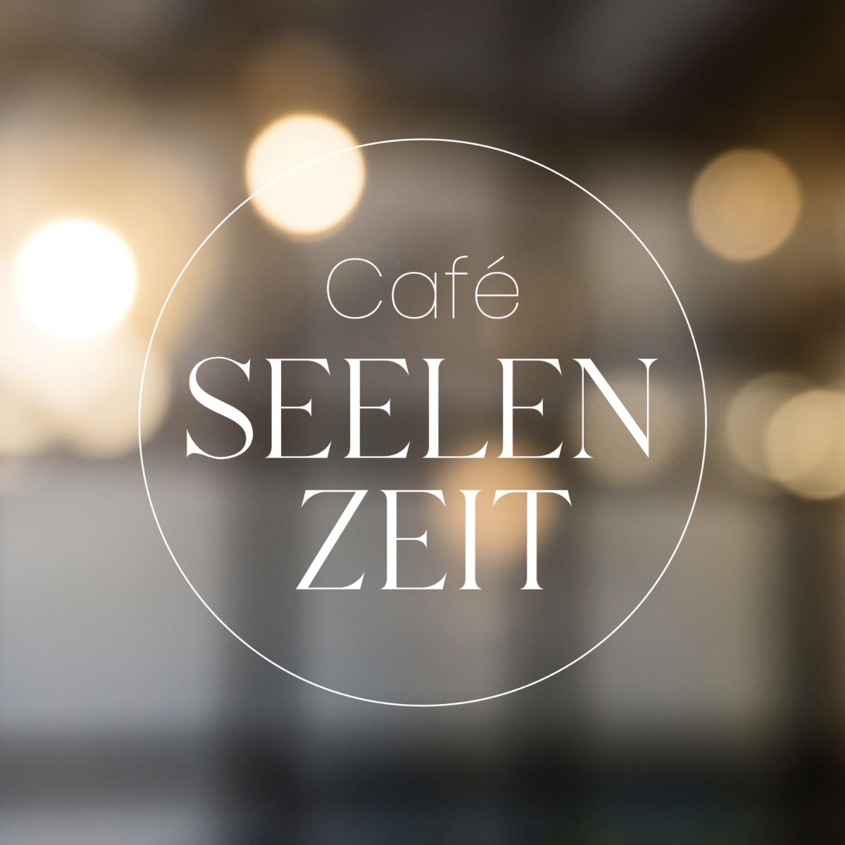 Premium Logodesign von Cafe Seelenzeit modernes Branding