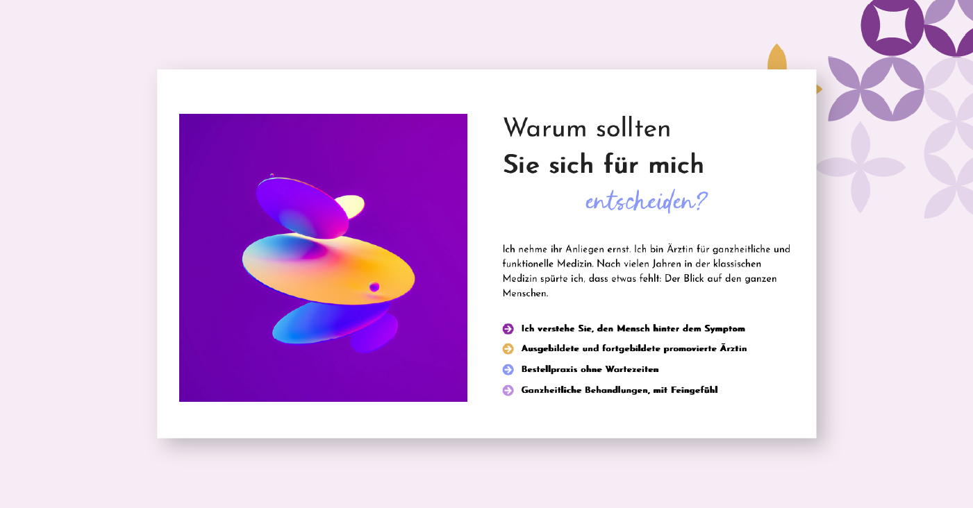 Argumente für die Arztpraxis auf der Website, überzeugendes Webdesign für Ärztinnen und Ärzte