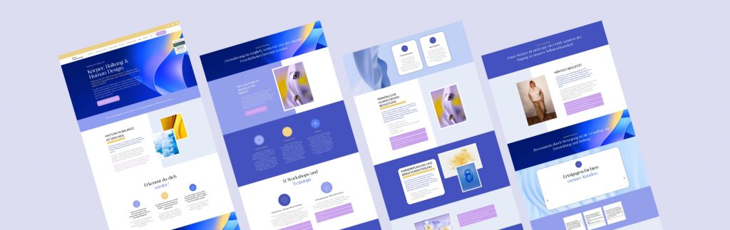 Webdesign für spirituelles Coaching