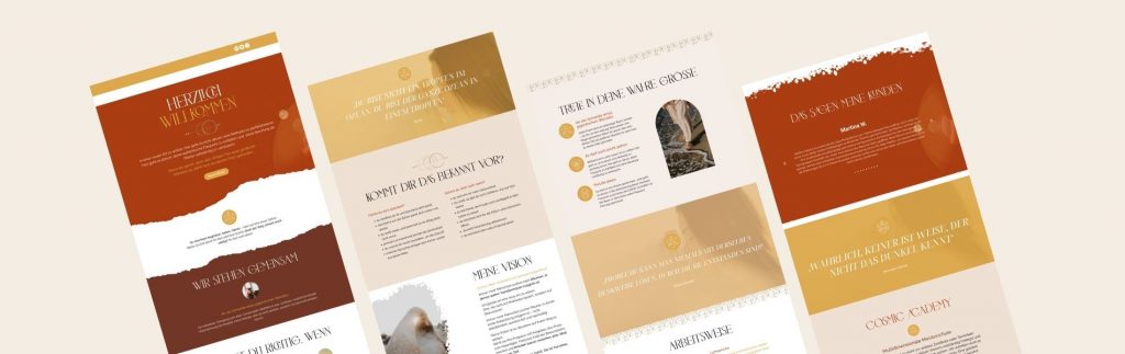 Spirituelles Webdesign für Coaching